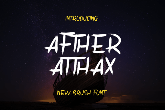 Afther Atthax Display Font for Distinctive Digital Branding