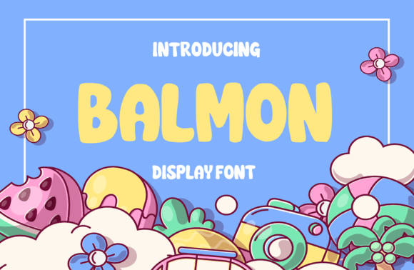 Balmon Display Font for Clear, Confident Campaign Headlines