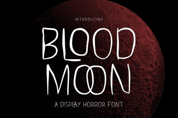 Blood Moon Font for Bold Branding and Horror-Inspired Design