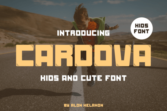 Cardova: A Bold All Caps Display Font for Modern Editorial Design