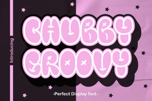 Chubby Groovy Font for Social Media and Brand Design