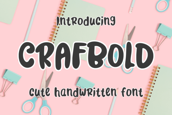 Crafbold Font: A Bubbly Display Typeface for Youthful Branding