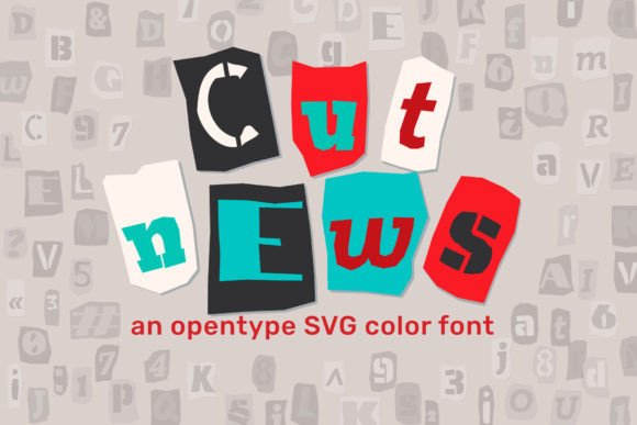 Cut News Display Font for Magical Campaign Headlines