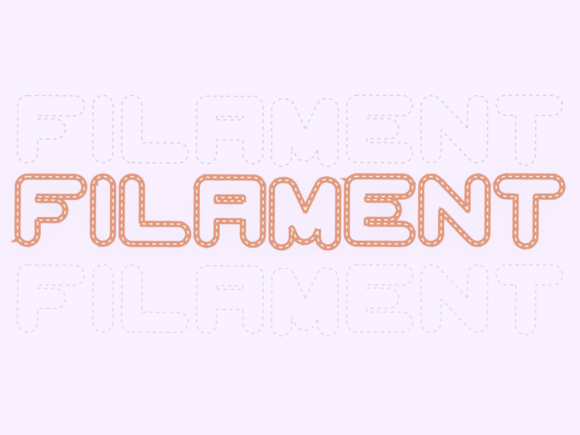 Filament: A Friendly Display Font for Digital Creatives