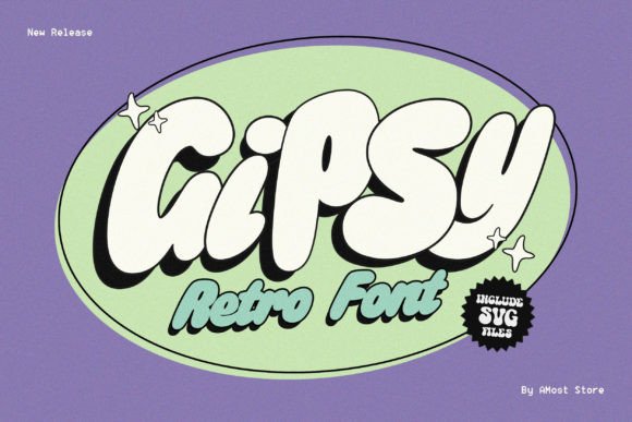Gipsy Font: A Bold Retro Display Typeface for Creative Brands