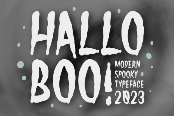 Hallo Boo Display Font for Halloween Branding