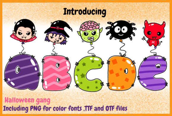 Halloween Gang: A Playful Display Font for Kids’ Content