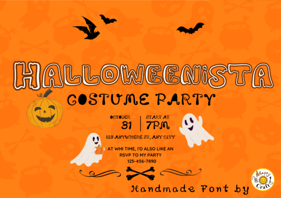 Halloweenista: A Fresh Handmade Freehand Font for Halloween Campaigns