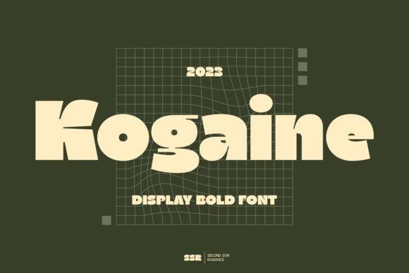 Kogaine: The Bold Retro Display Font for Vintage Branding