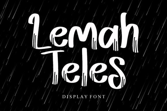 Lemah Teles: A Tough Brush Display Font for Scroll-Stopping Brand Content