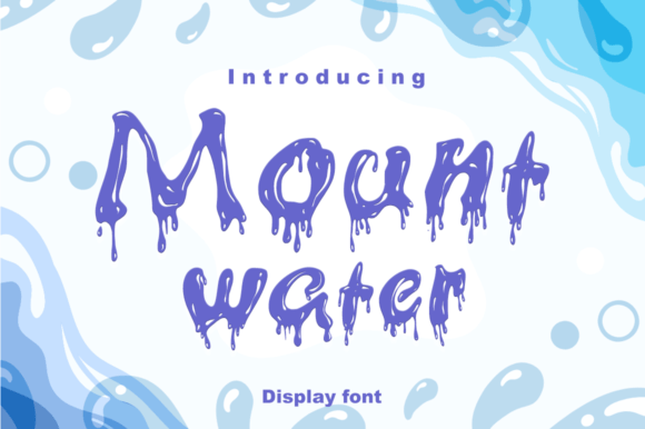 Mount Water: A Refined Display Font for Elegant Design