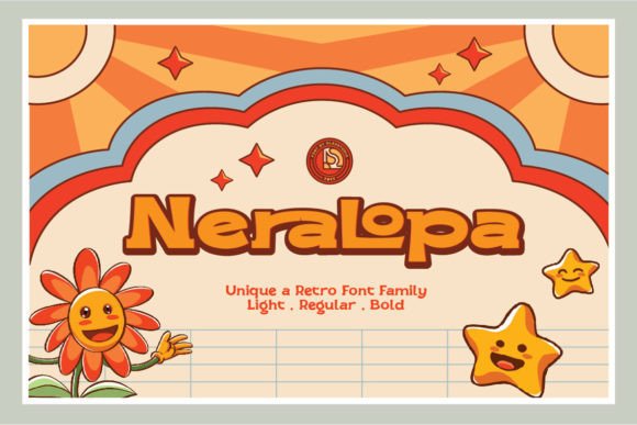 Neralopa: A Retro Display Font for Modern Branding