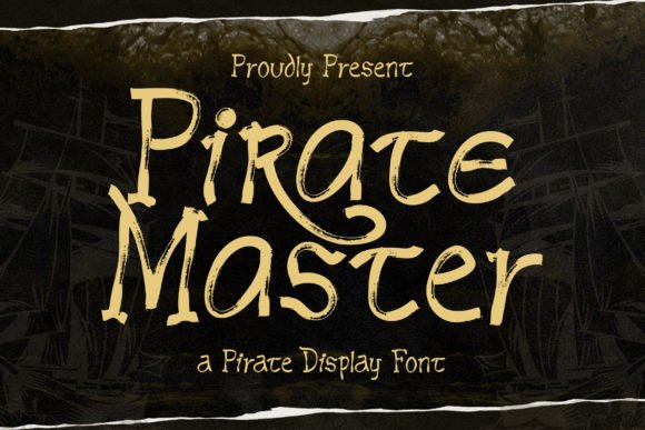 Pirate Master – Daring Pirate Display Font for Branding