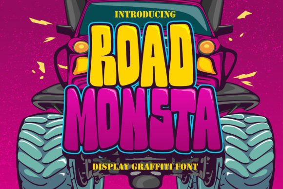 Road Monsta Font for Bold, Urban Brand Identity