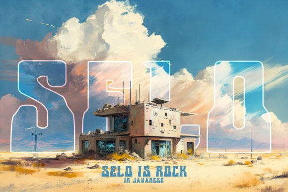 Selo Display Font: Retro Typeface for Branding Projects