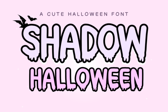Shadow Halloween Display Font for Spooky Branding