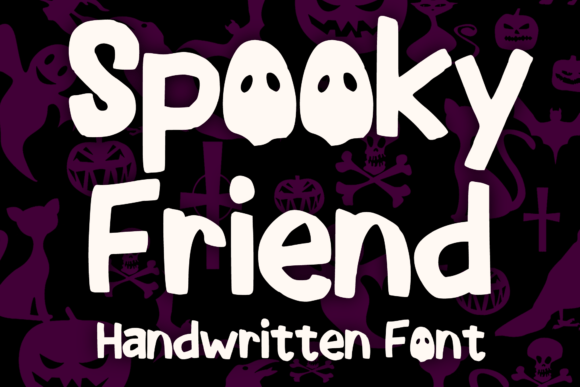 Spooky Friend Font for Halloween Campaigns