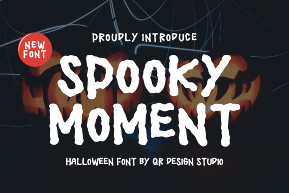 Spooky Moment Font for Halloween Branding & Display Projects