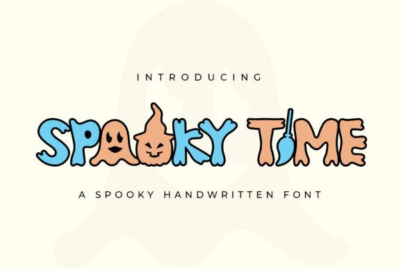 Spooky Time: A Playful Handwritten Display Font for Branding