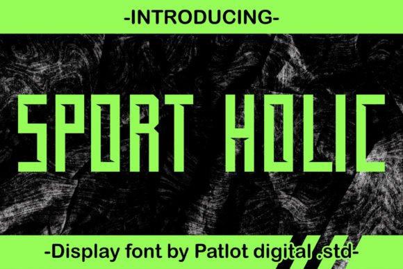 Sport Holic Font: Bold Display Typeface for High-Energy Campaigns