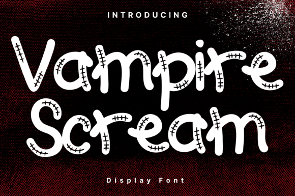 Vampire Scream Handwritten Display Font for Scroll-Stopping Creatives